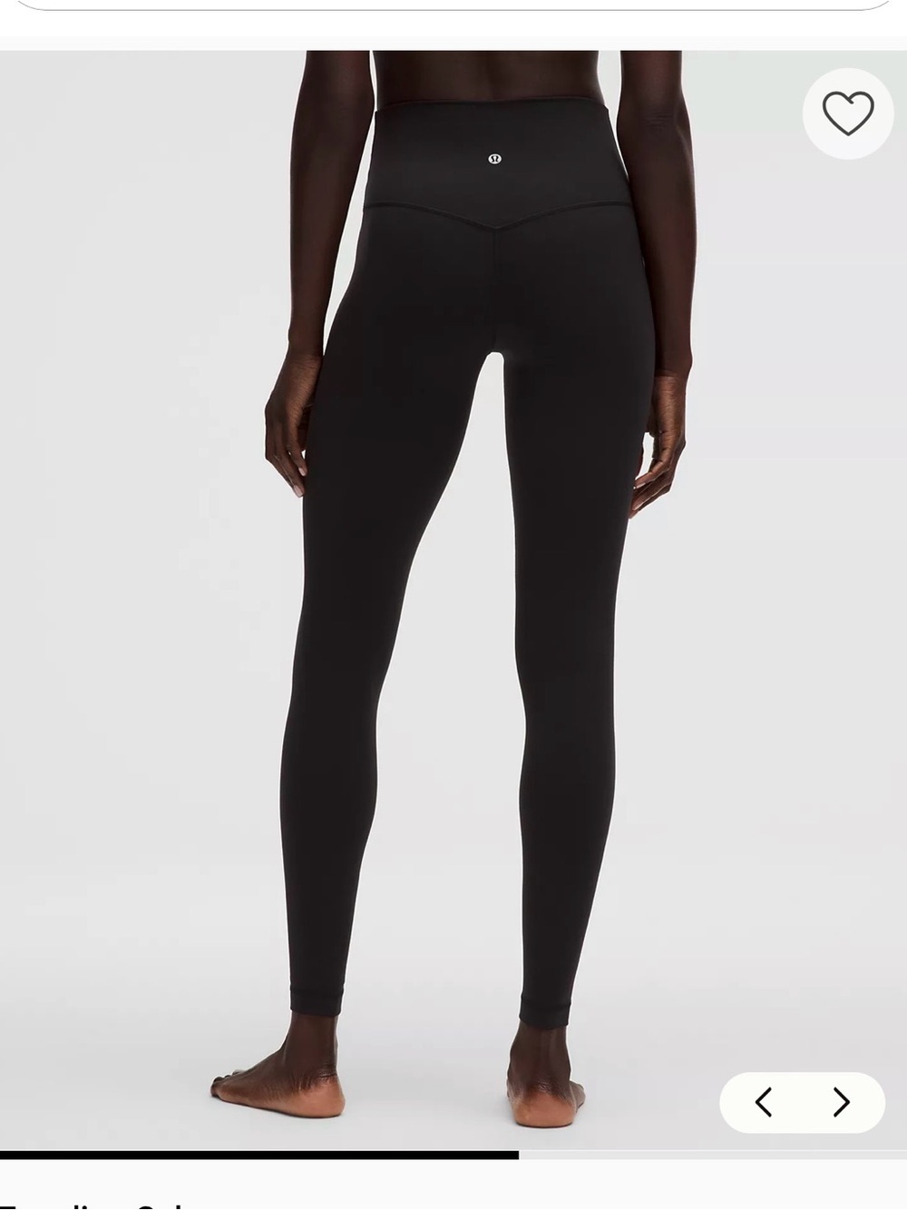 Lululemon black align leggings 28” size 10